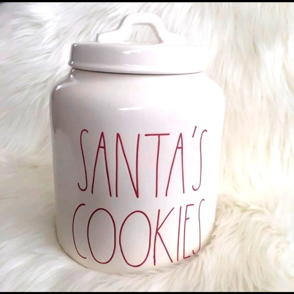 🎅🏼 Rae Dunn Santa’s cookies 🍪 canister